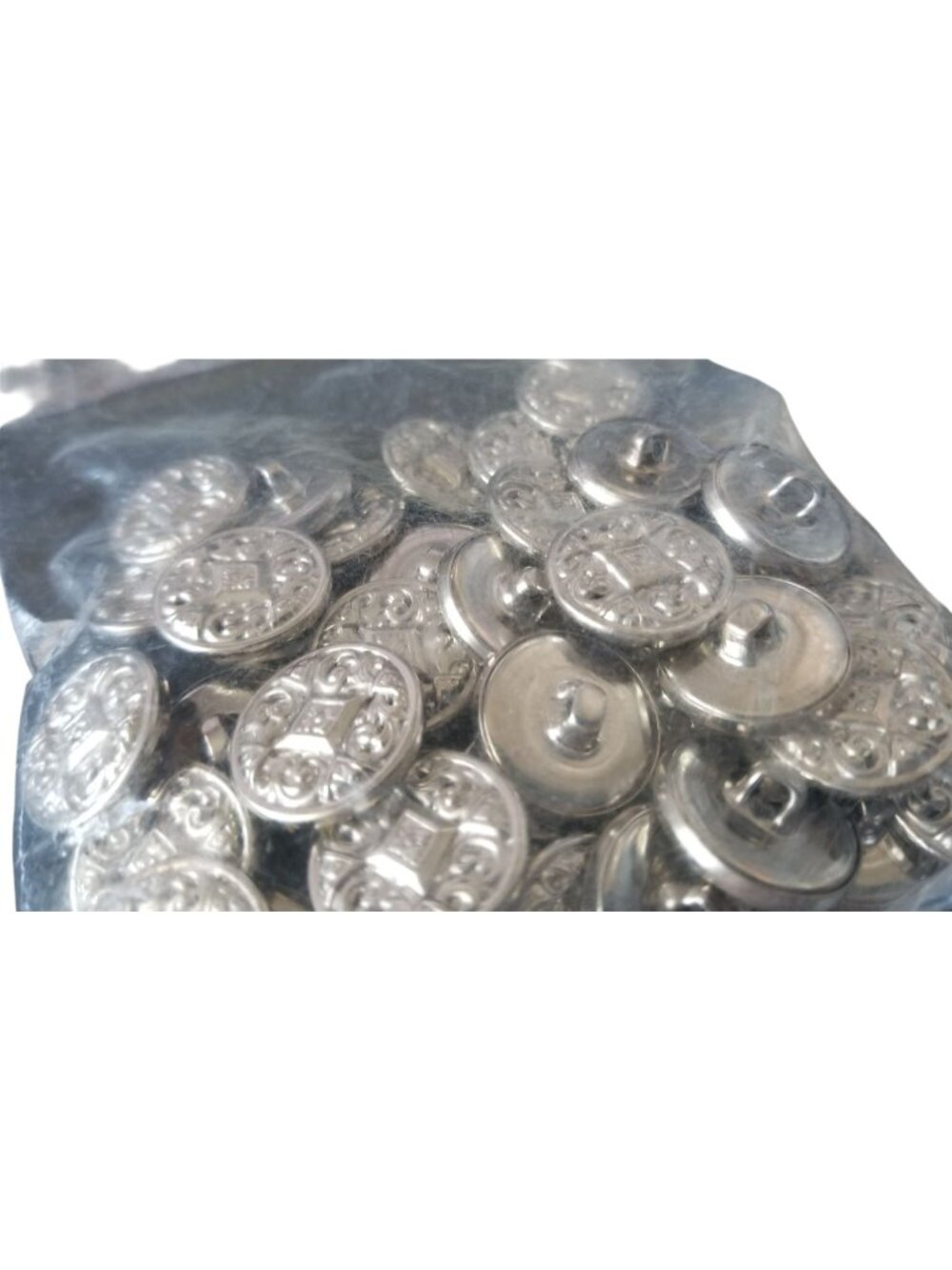 Sewing C&C Metal Products 5349 square filagre  Silver  36 pack
